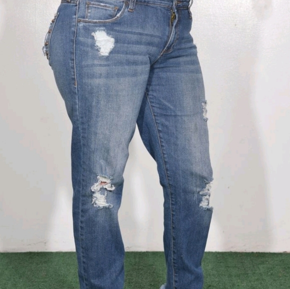 Women's Denim Jeans Distressed various sizes - Picture 3 of 9